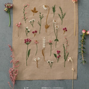 New Botanical Flower Embroidery Ebook Japanese Craft, Book Pattern ...