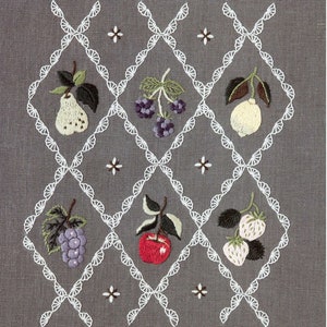 New Botanical Flower Embroidery Ebook Japanese Craft, Book Pattern Japan
