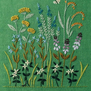 New Botanical Flower Embroidery Ebook Japanese Craft, Book Pattern Japan image 7