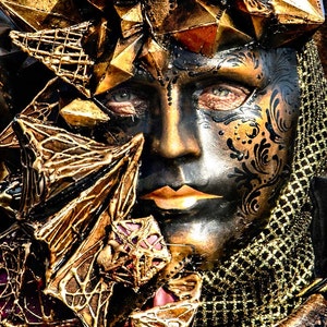 The Guest  - Incognito - Venice Carnival Fantasy Dream - Venetian Masquerade Mardi Gras Artwork - Fine Art Print Wall Decor