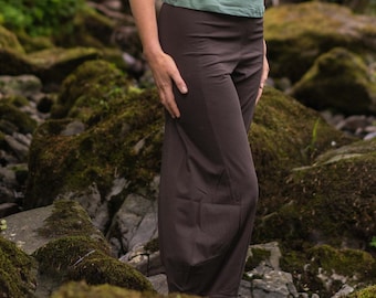 Alternative Fashion Organic Cotton Yoga Pants, Eco Friendly Harem Trousers, Flow Arts Organic Clothing, Belly Dancing Fashion, Ekeko Crafts