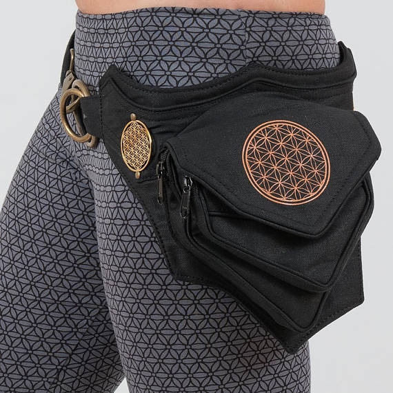 Festival hip pocket belts with leg bag– High Cyberfashion