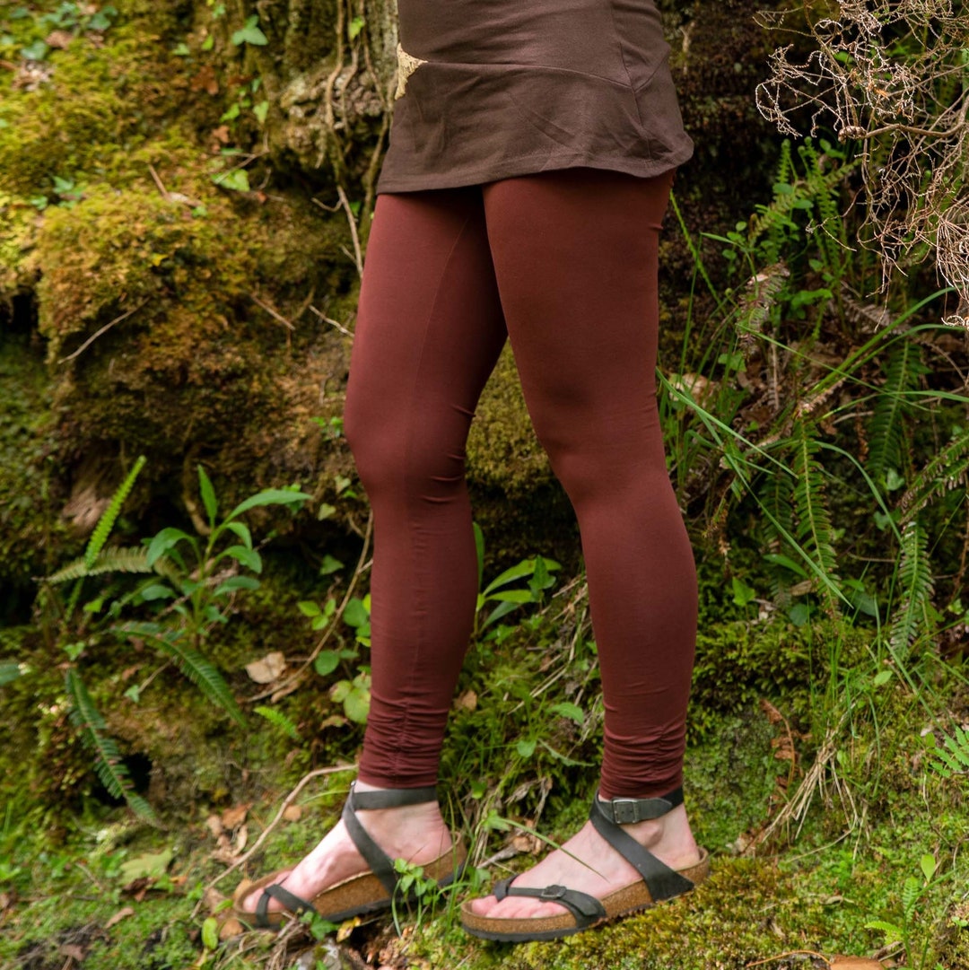 Eco Clothing, Organic Cotton Yoga Leggings, Tribal Bottoms, Festival