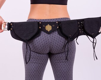 Burner Style Multi Pocket Belt, Music Festival Utility Belt