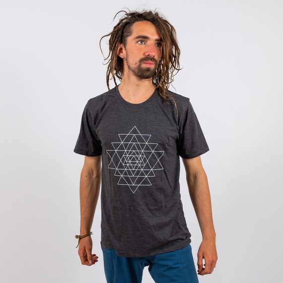 Sacred Geometry T-Shirt Sri Yantra Star Flower Of Life Sacred Geometry T-Shirt Sri Yantra Star Flower Of Life