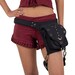 Festival Utility Belt with Leg Strap, Burning Man Holster Pocket Thigh Bag, Plus Size Large Harness Waist pouch, Fanny Pack, Steampunk Belt 