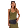 Boho Hip Bag, Waist pouch, Pocket Belt, Bum Bag, Festival Fanny Pack, Utility Belt, Cotton Canvas, Vegan Leather, Fits big phone, holster product logo