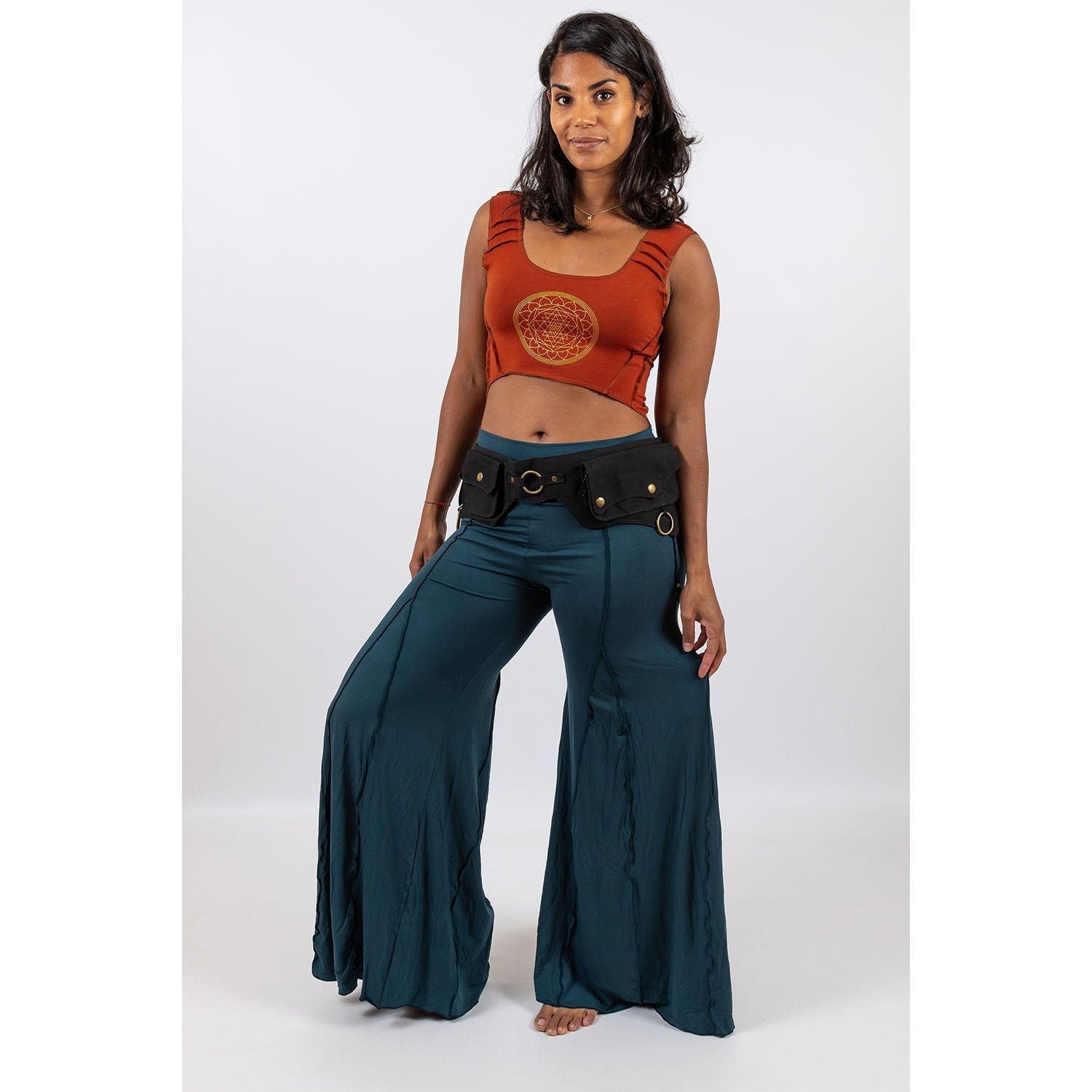 Funky Flares Wide Leg Trousers Palazzo 