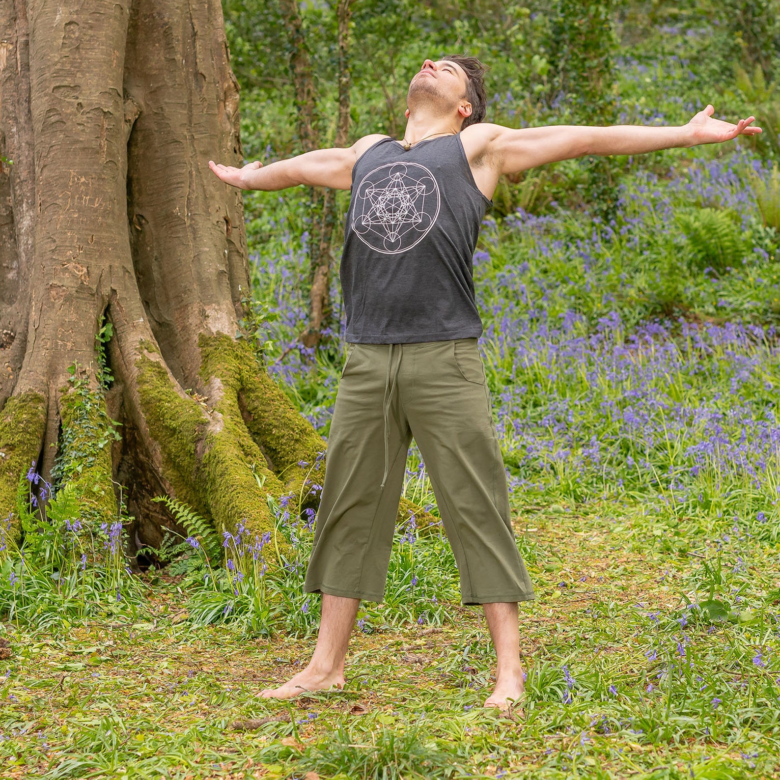 Metatrons Cube Shirt for Men Sacred Geometry Tank Top Etsy