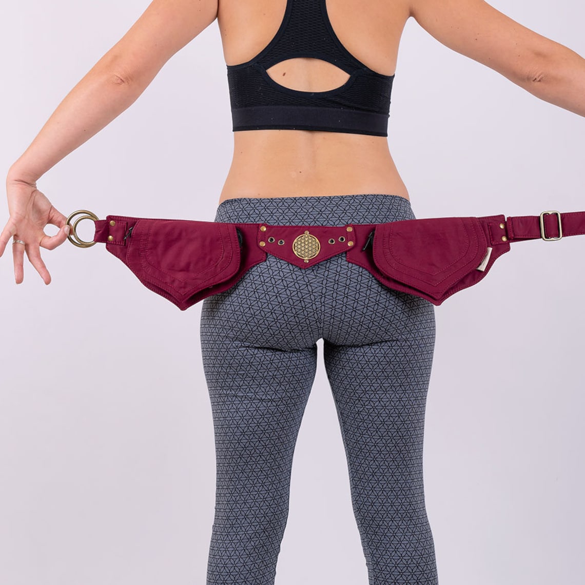 Festival Fanny Pack leaf festival bum bag burning man Etsy