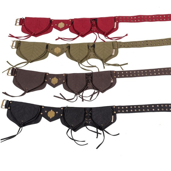エクシア❤️ボトルセット１２袋 Burner Style Multi Pocket Belt, Music Festival Utility Belt