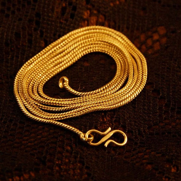 Brass chain long short medium long indian 22 27 33 cheap gold BC1