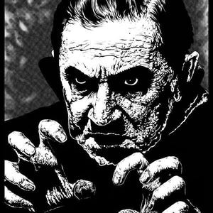 Bela Lugosi by Alex deVillers - art print