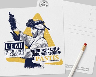 Carte Postale Pastis
