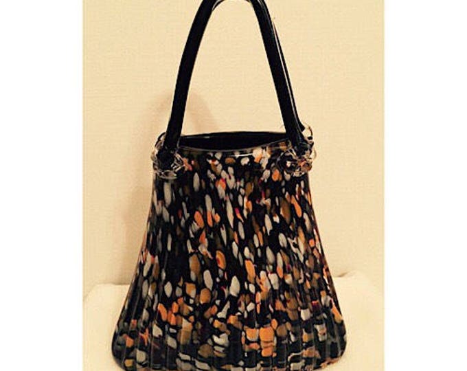 Vintage Murano Hand Blown Glass Purse