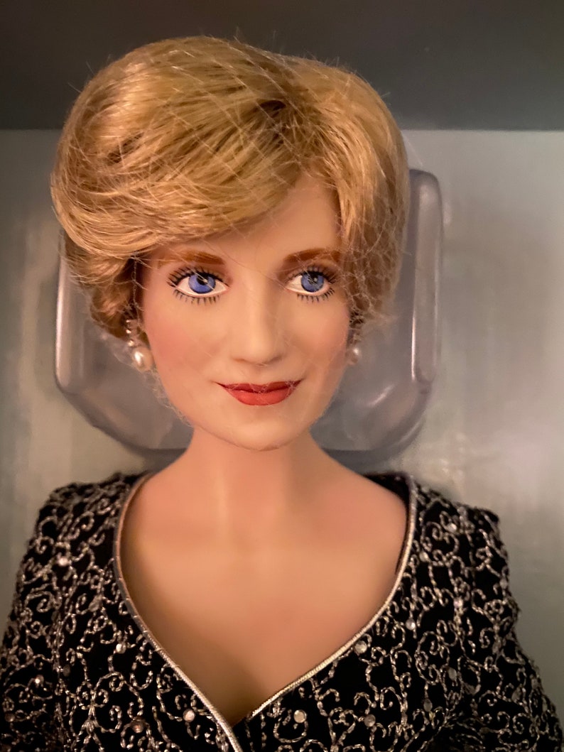 Franklin Mint Diana Princess of Wales Porcelain Portrait Doll | Etsy