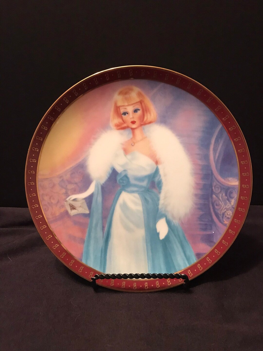 Danbury Mint Barbie Collector Plate 1966 Debutante Ball Etsy