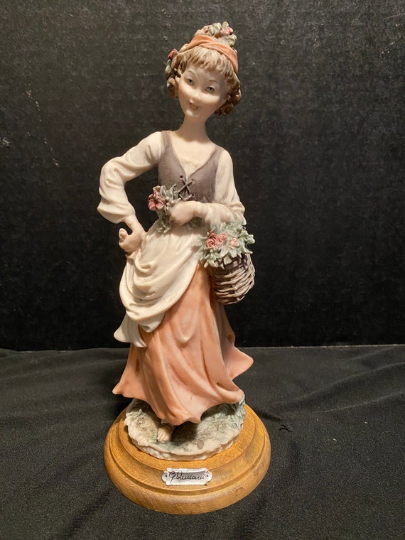 Giuseppe Armani Figurine country Girl - Etsy