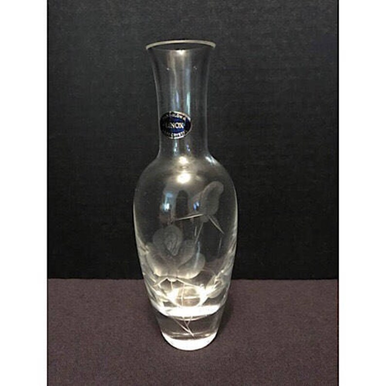 Lenox Hand Blown Lead Crystal Vase Etsy