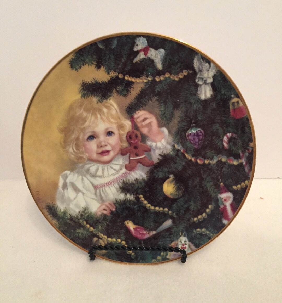 1992 Reco Collector Plate my Favorite Christmas Ornament Etsy