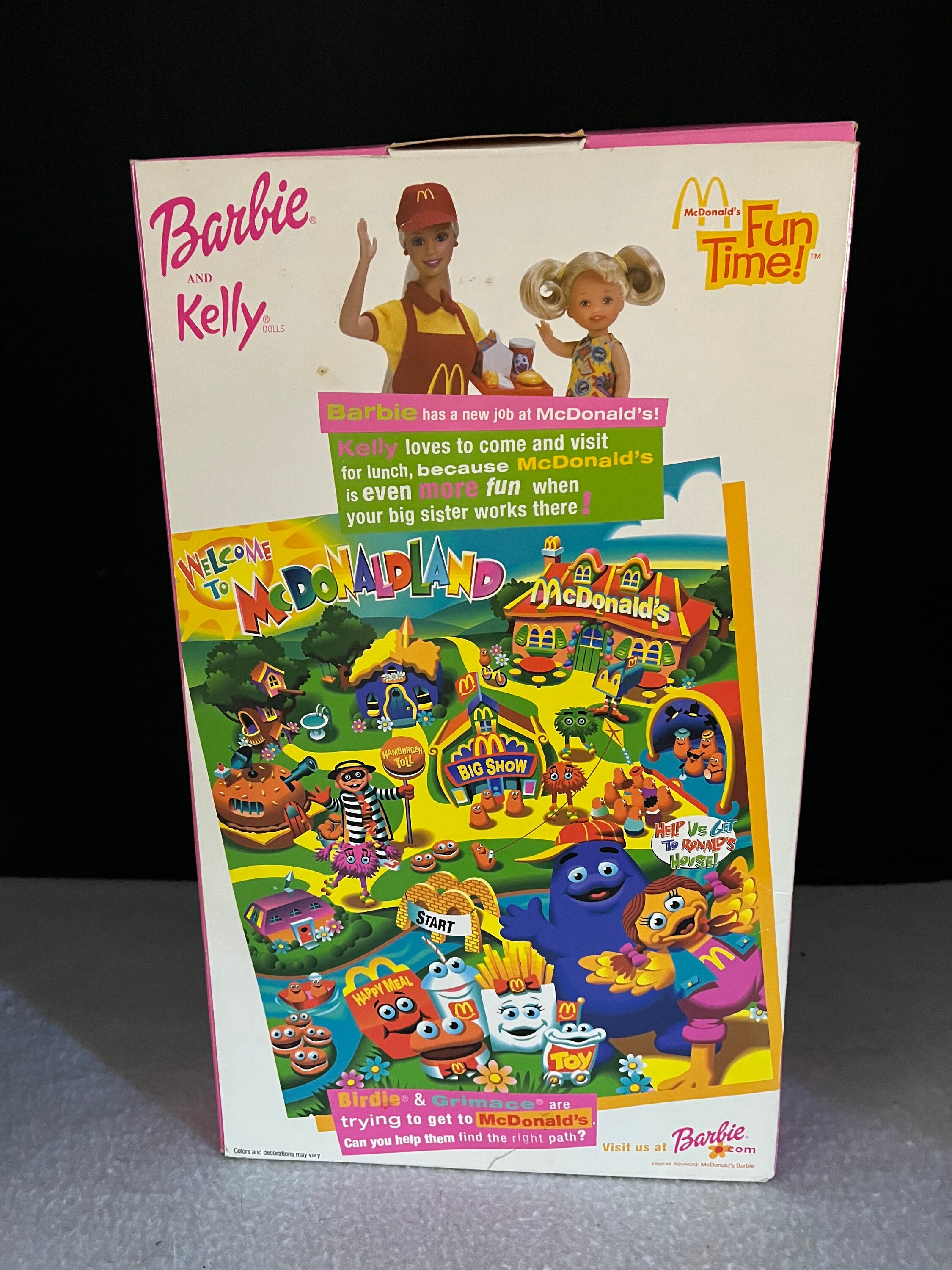 2001 Barbie Kelly Mcdonalds Fun Time Etsy