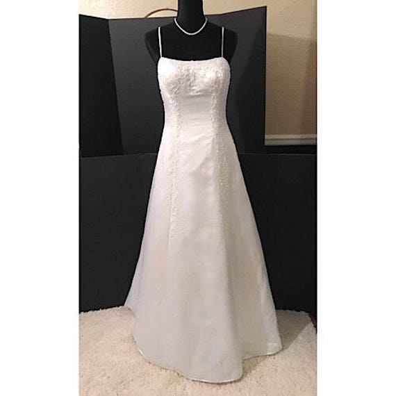 Vintage Satin Wedding Gown