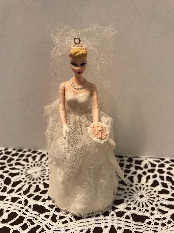 Adorno de Barbie del dia de la boda de recuerdo de Hallmark Etsy Mexico