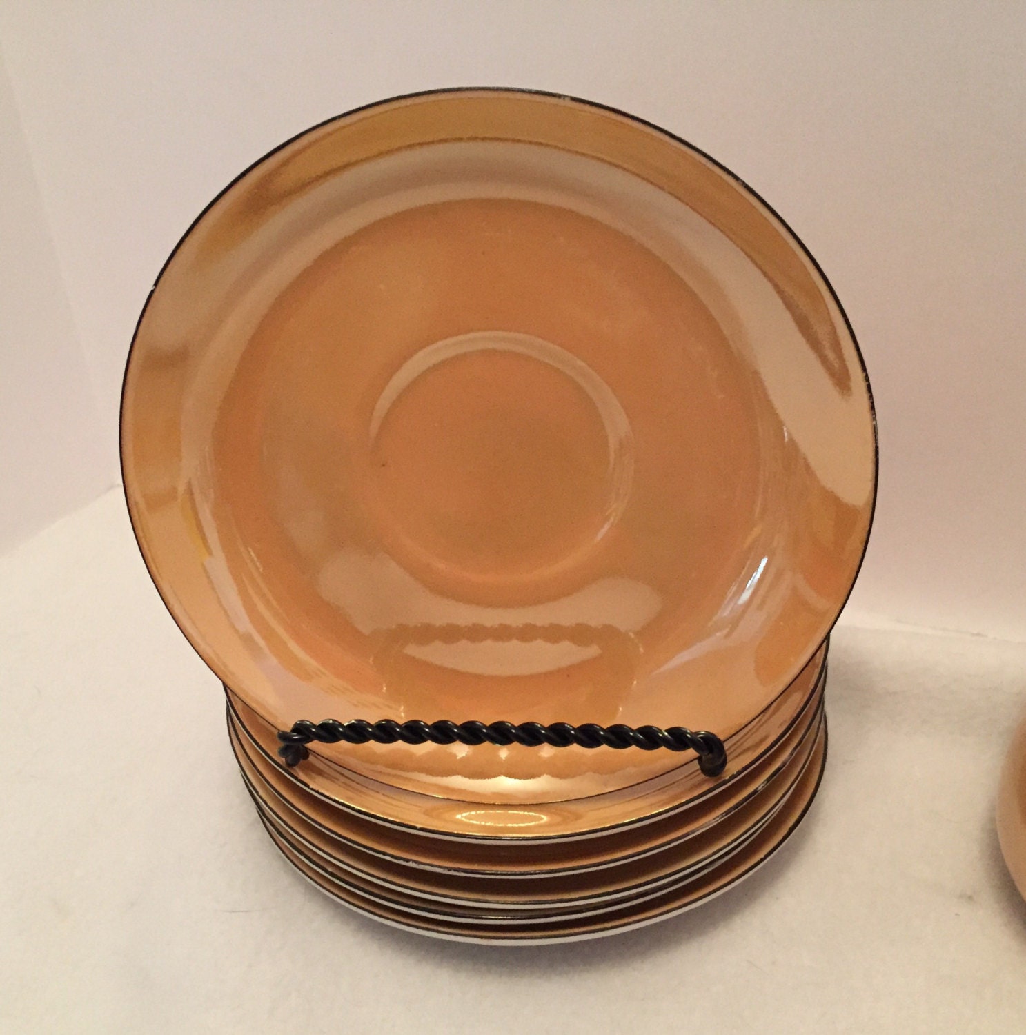 Set of 6 China Cups & Saucers by Chikaramachi Lustreware Etsy