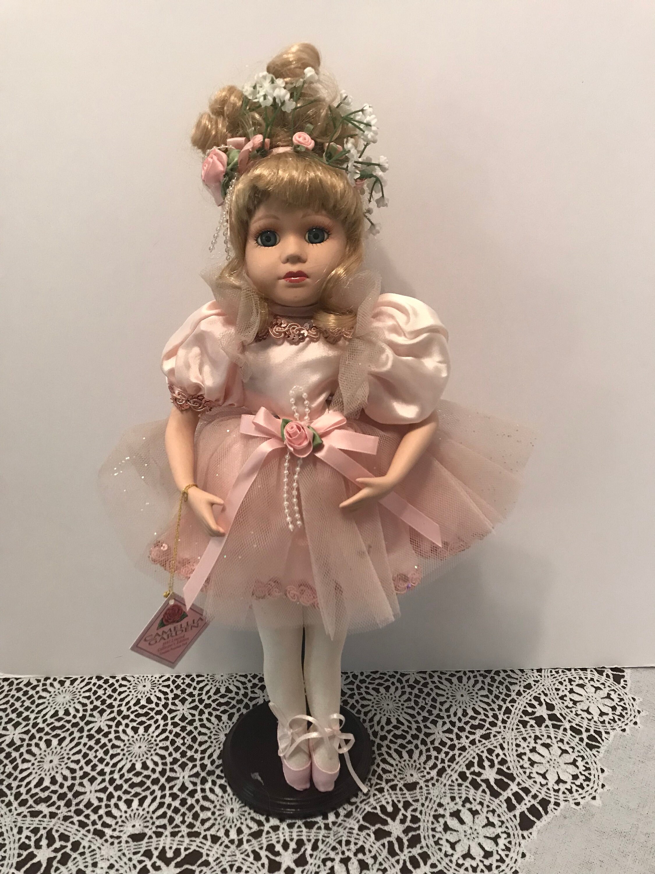porcelain ballerina doll