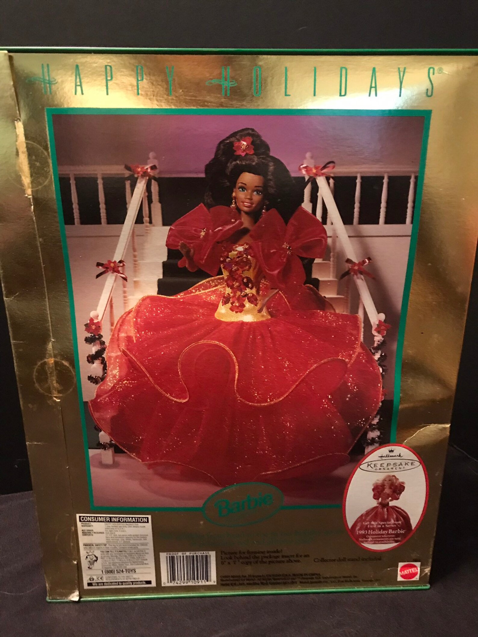 1993 Happy Holidays Barbie - Etsy