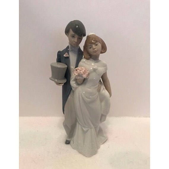 1994 Retired Lladro Figurine Wedding Bells Bride Etsy