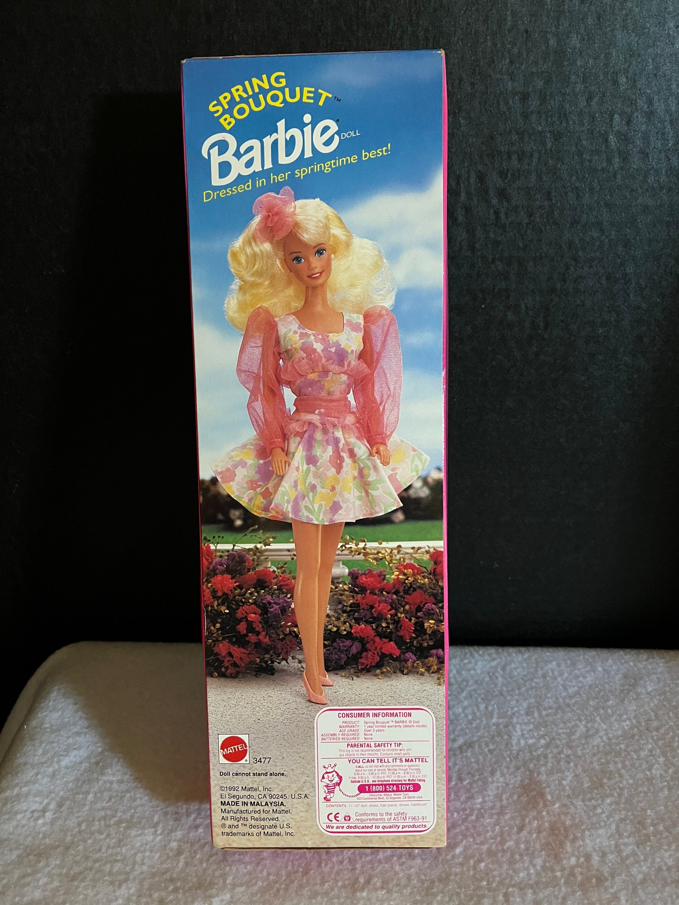 1992 Spring Bouquet Barbie Doll Etsy