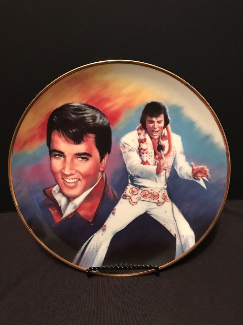 Elvis Presley Collector Plate Etsy