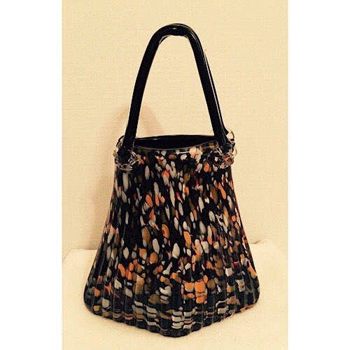 Vintage Murano Hand Blown Glass Purse