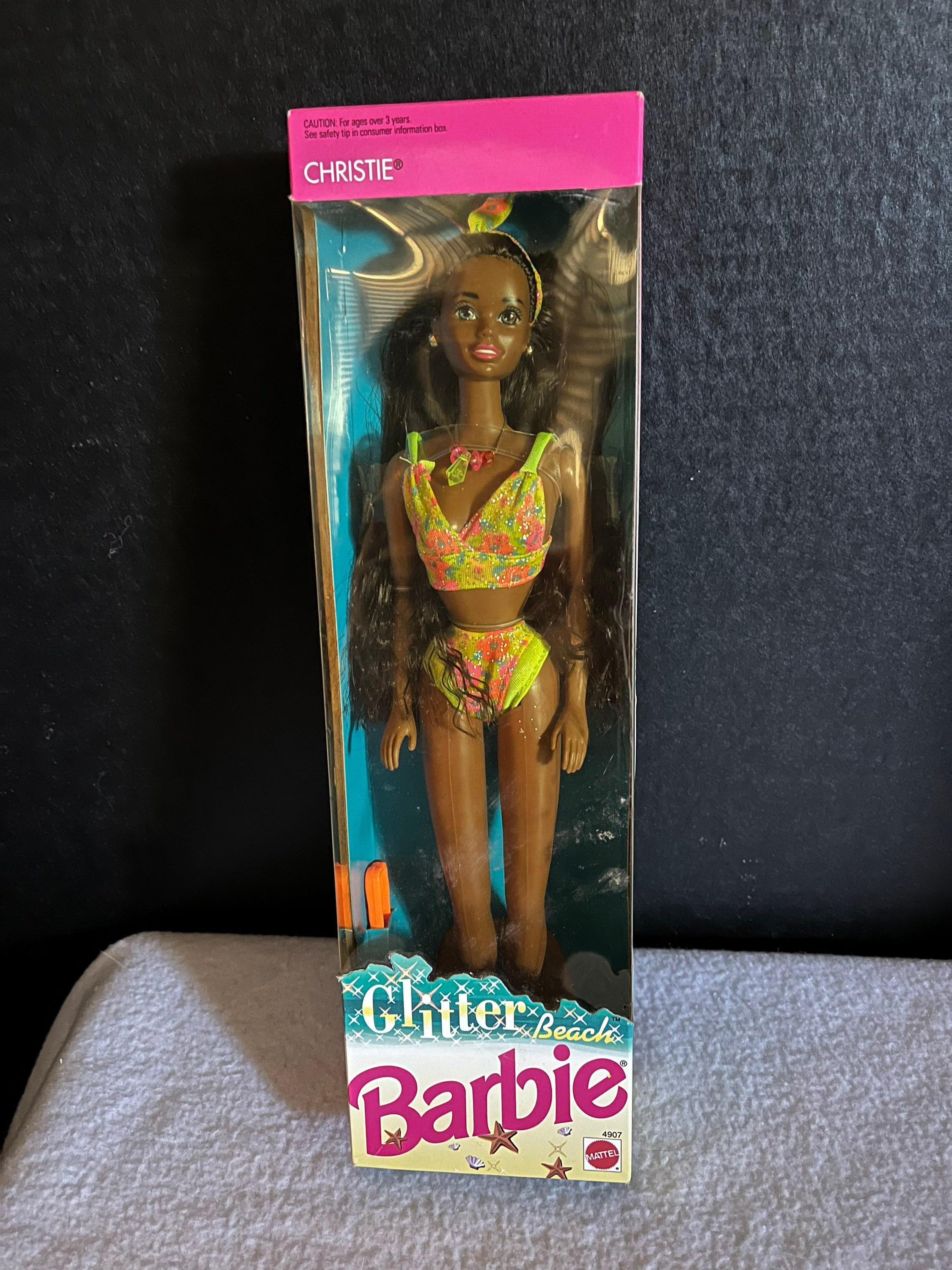 1992 Glitter Beach Barbie Doll-Christie - Etsy 日本