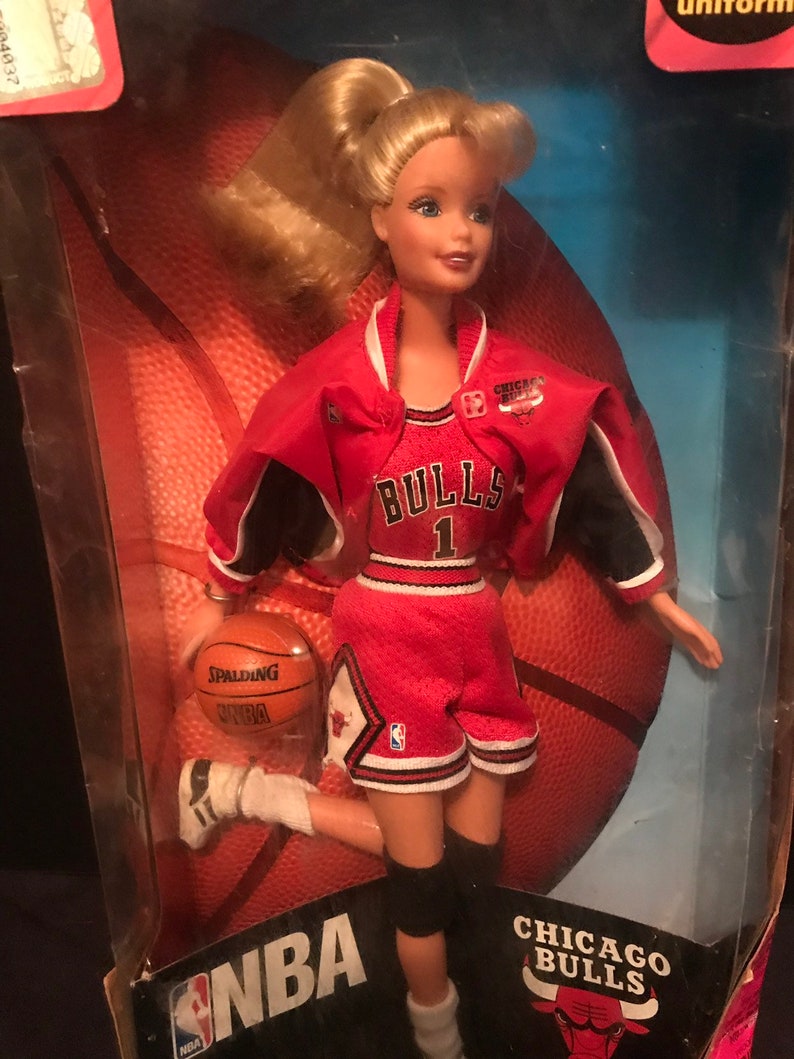 1998 Chicago Bulls NBA Barbie Doll Etsy