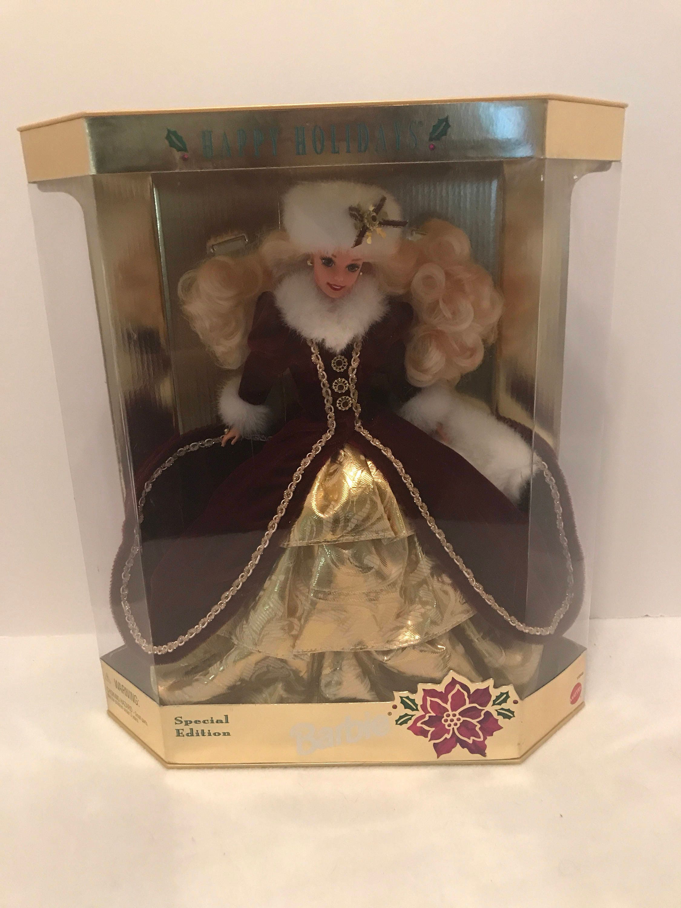 happy holidays special edition barbie 1996