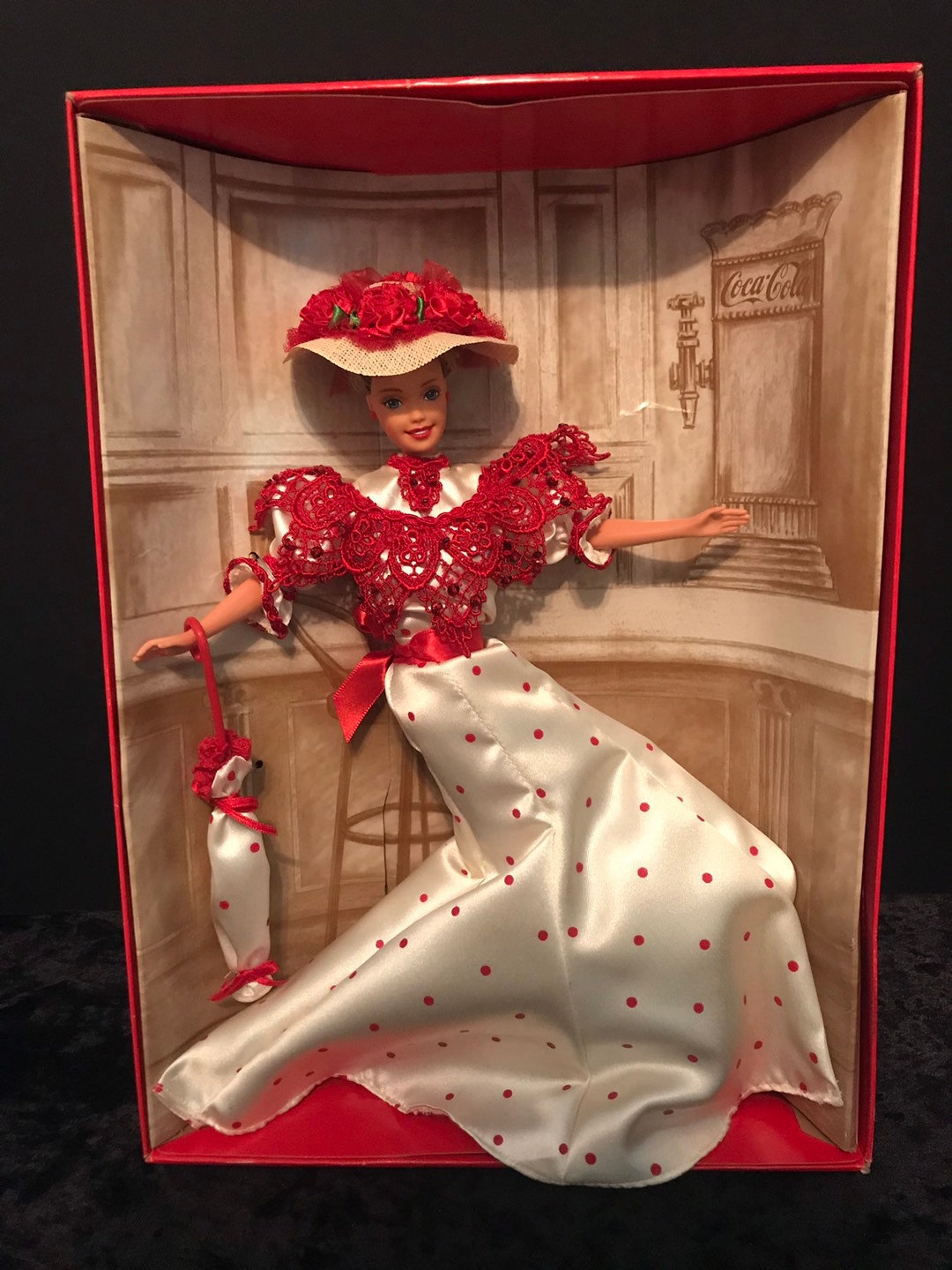 1996 Coca cola Soda Fountain Sweetheart Barbie Doll Etsy