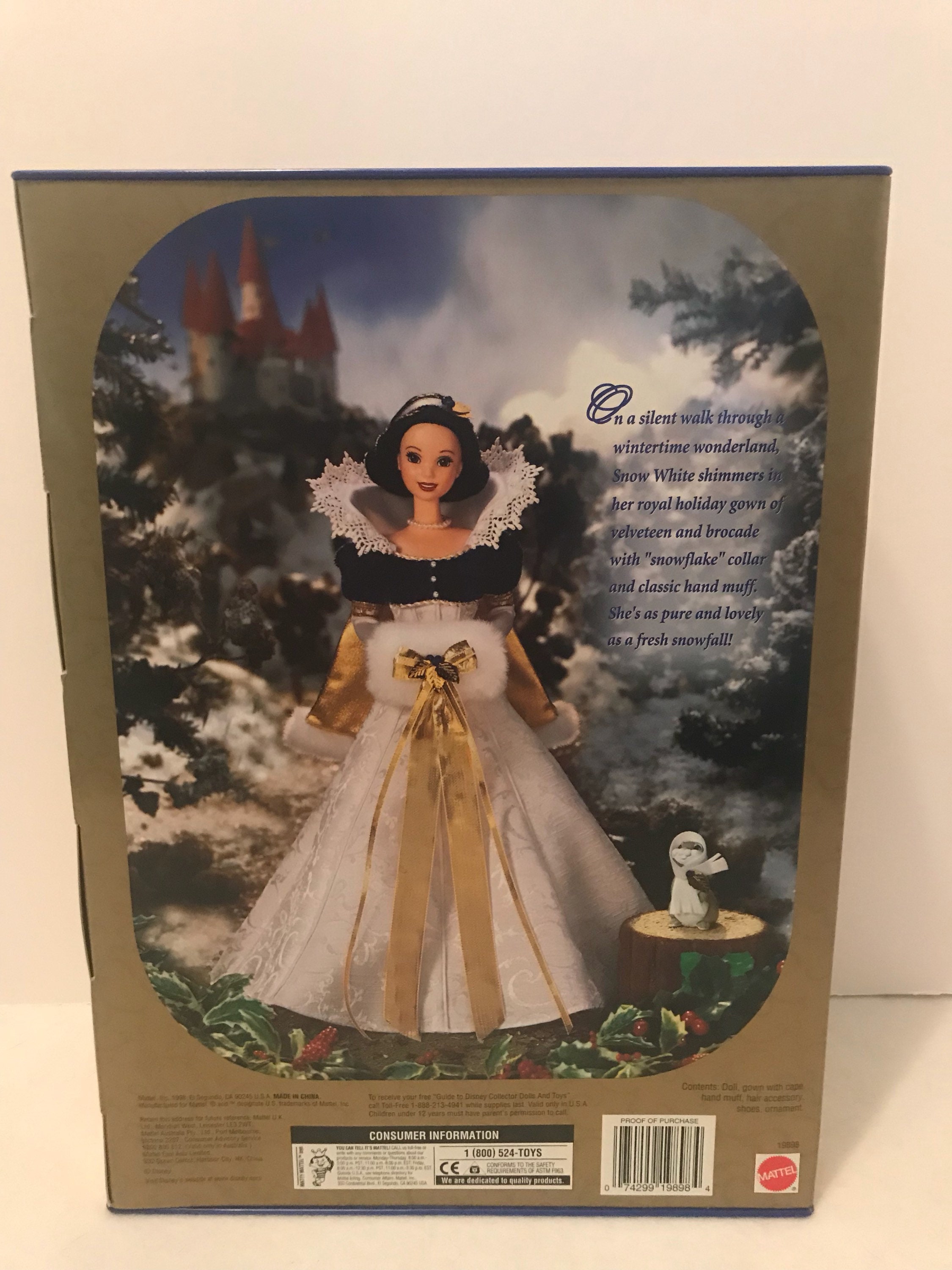 snow white holiday princess 1998