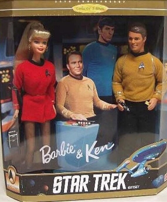 barbie and ken star trek collector edition