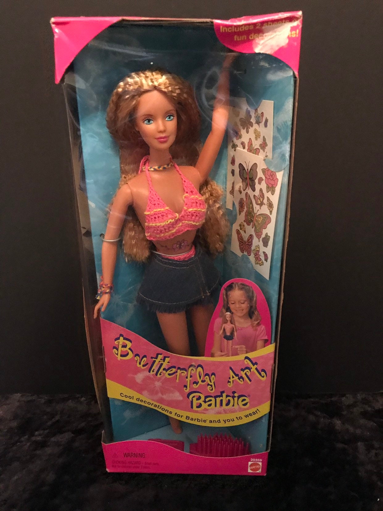 1998 Butterfly Art Barbie Doll - Etsy