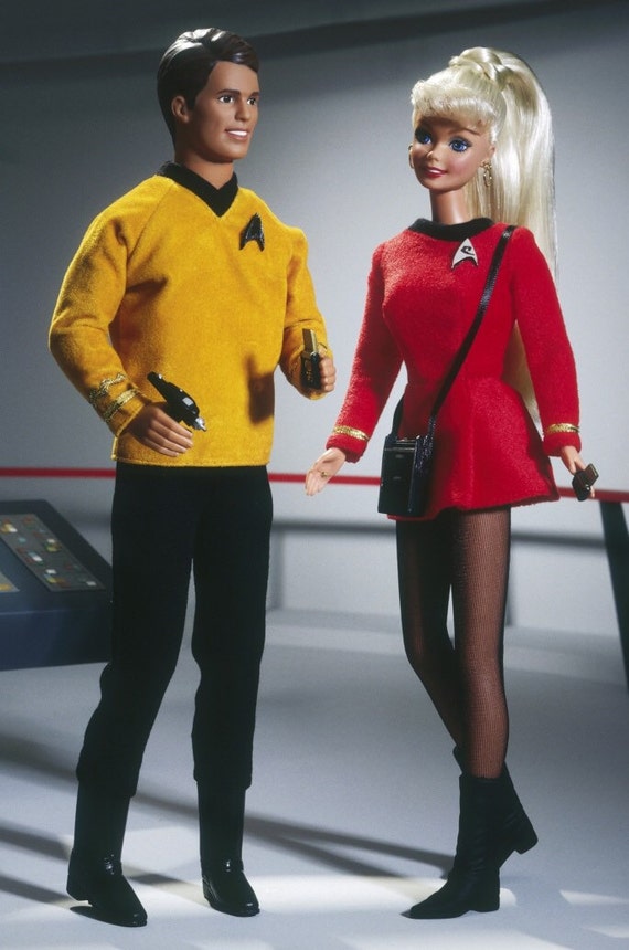 1996 star trek barbie and ken