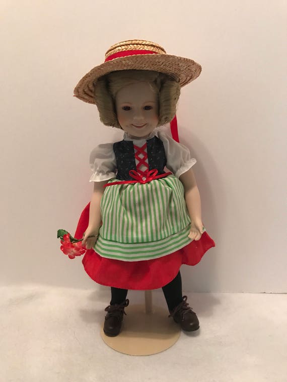 Buy Shirley Temple heidi Porcelain Doll Online in India Etsy
