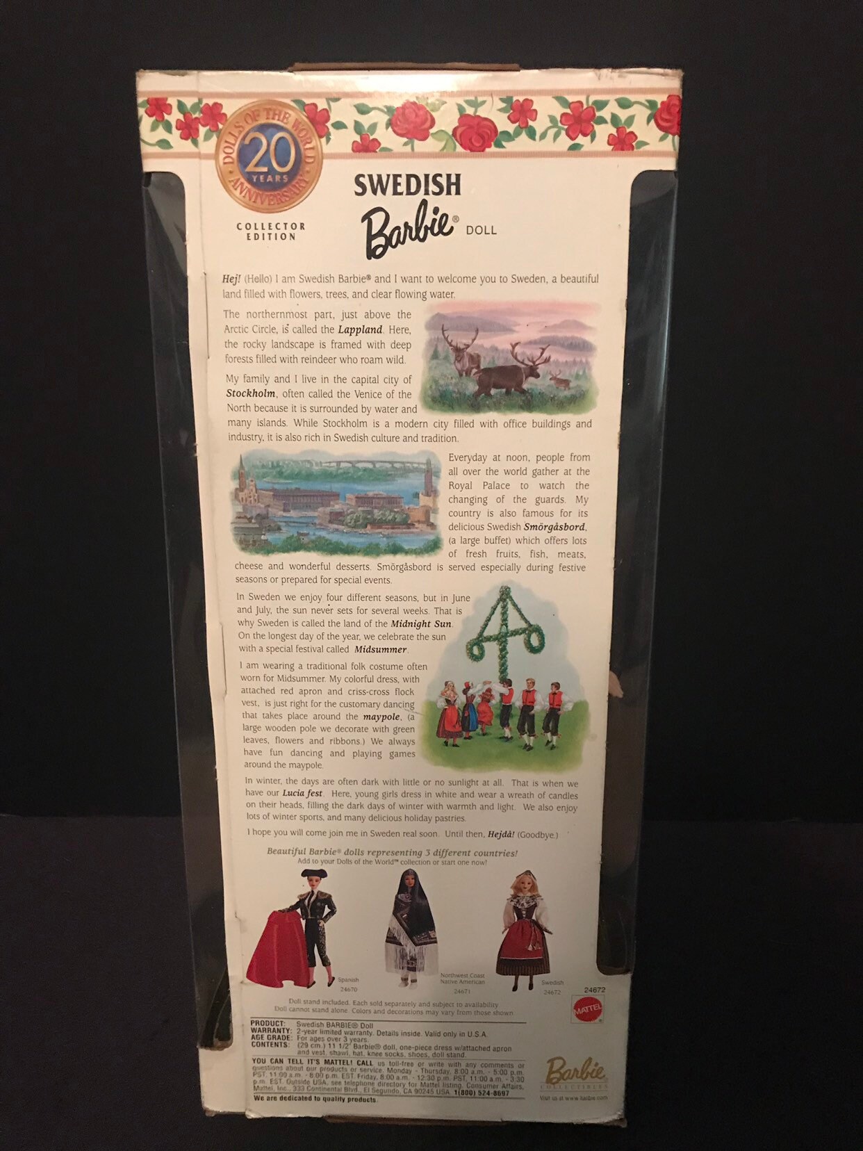swedish barbie collector edition
