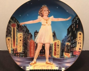 Shirley Temple Collector Plate "Little Miss Broadway"