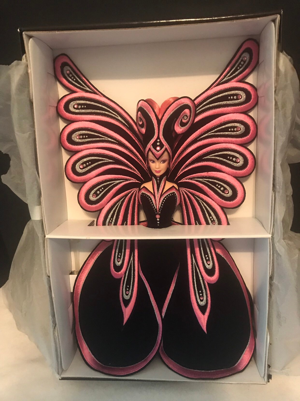 bob mackie le papillon barbie value