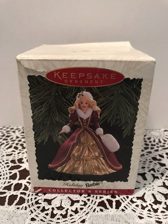 1996 holiday barbie ornament value