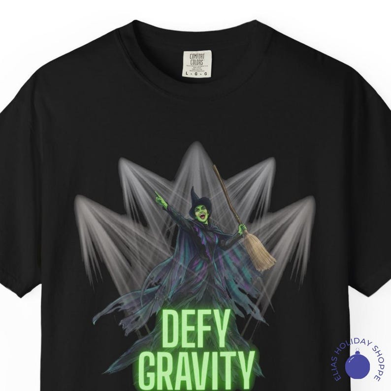 Wicked Defy Gravity Shirt, Broadway Musical Tee, Theatre Lover Gift, Musical Theatre Fan Shirt, Broadway Fan Apparel Bild 2