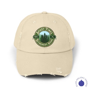 Golden Girls Shady Pines Retirement Home Unisex Distressed Cap (from the hit 80s TV sitcom)