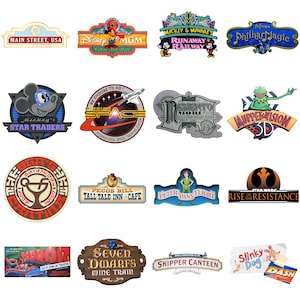 Walt Disney World Attraction Sign Ornaments Mix & Match your Favorites image 4